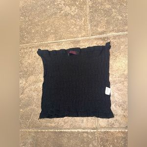 Jane Ruth , black stretchy cropped top